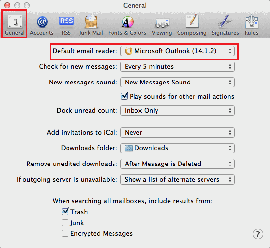 outlook meail for mac